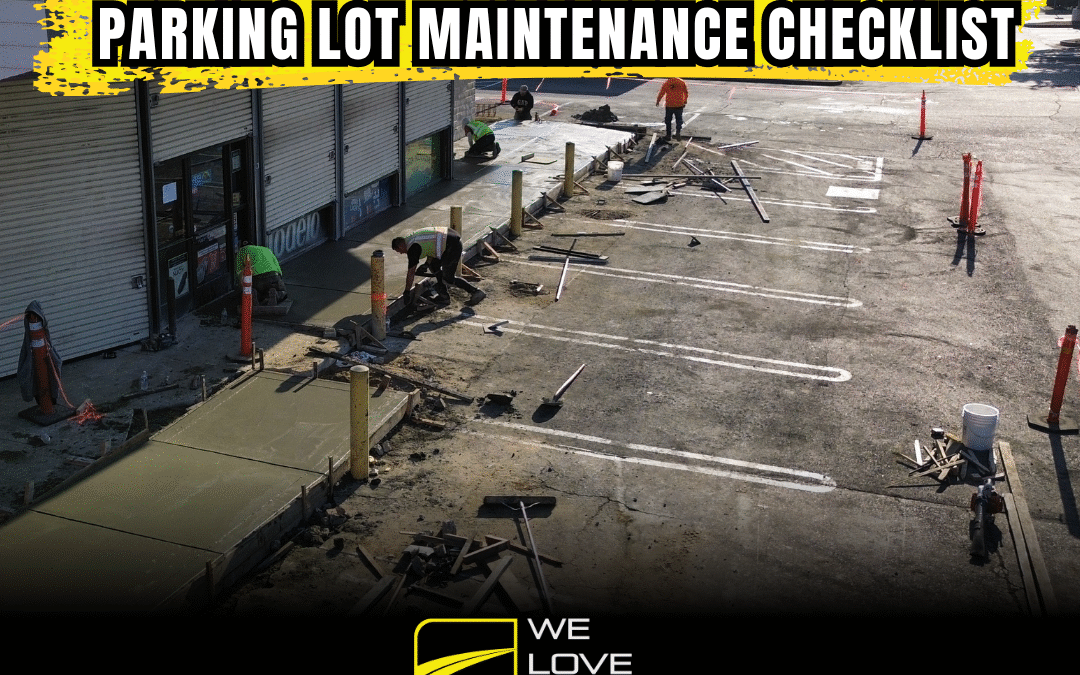 🧾 The Property Manager’s Annual Parking Lot Maintenance Checklist